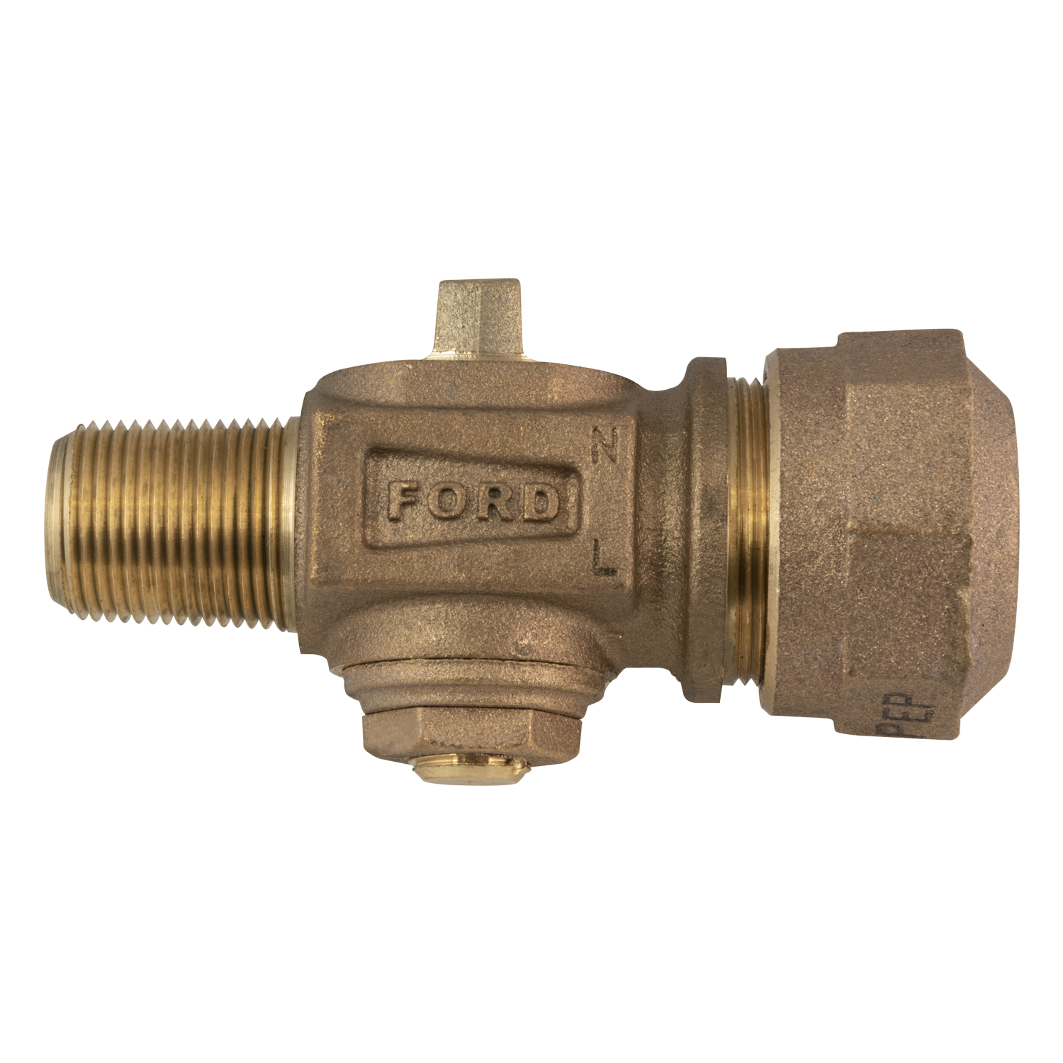 435287                         FORD F1101-3-Q-NL 3/4 CORP STOP MIPxPE QJ -